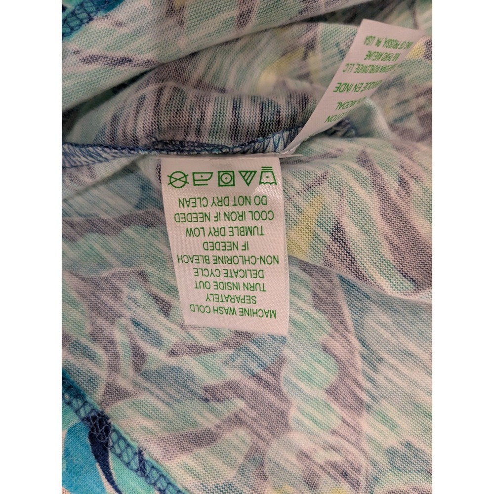 Lilly Pulitzer Dress Womens M Del Lago Tunic Tassel Midnight Cove Blue Print NWT - Picture 10 of 16